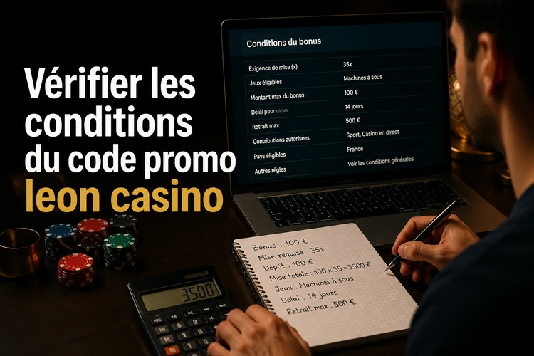 Vérifier les conditions du code promo leon casino
