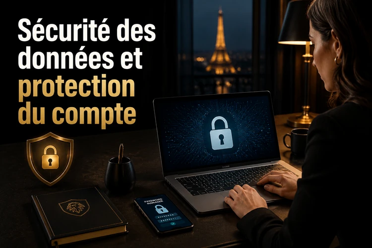 Sécurité des données et protection de votre compte personnel