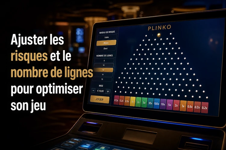 Ajuster les risques et le nombre de lignes pour optimiser son jeu