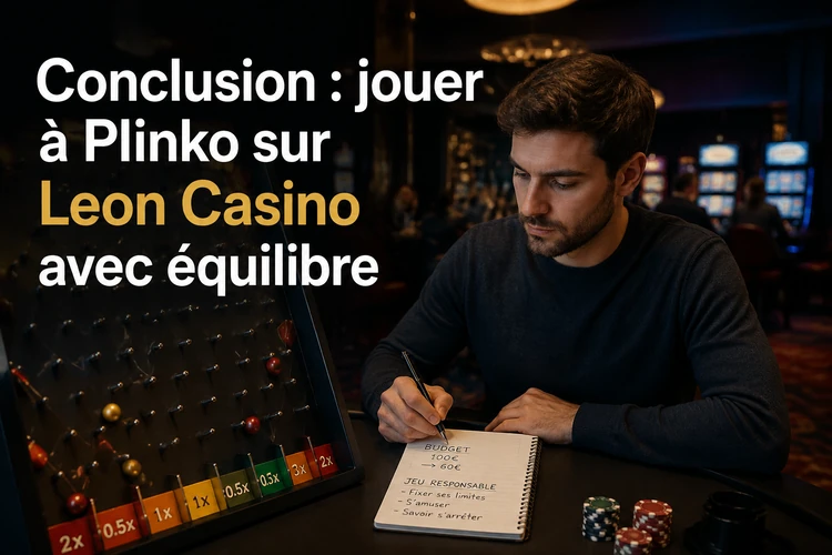 Conclusion: jouer à Plinko sur Leon Casino avec équilibre