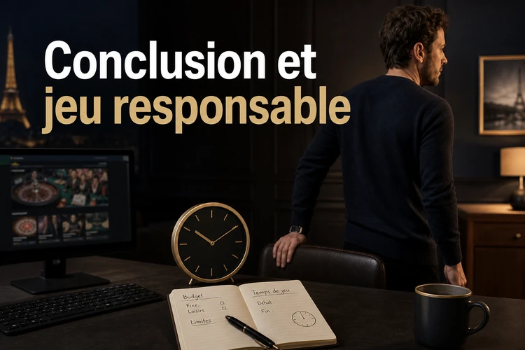 Conclusion et jeu responsable